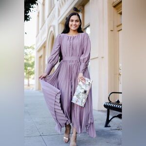 Dainty Jewells Amethyst Elegance Dress Midi Dress Size S